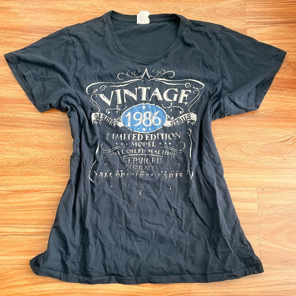 Black T-Shirt Vintage